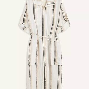 Zara SRPLS collection linen Jacket/Shirt Dress
